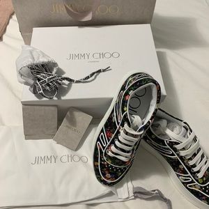 Jimmy Choo Floral Sneakers